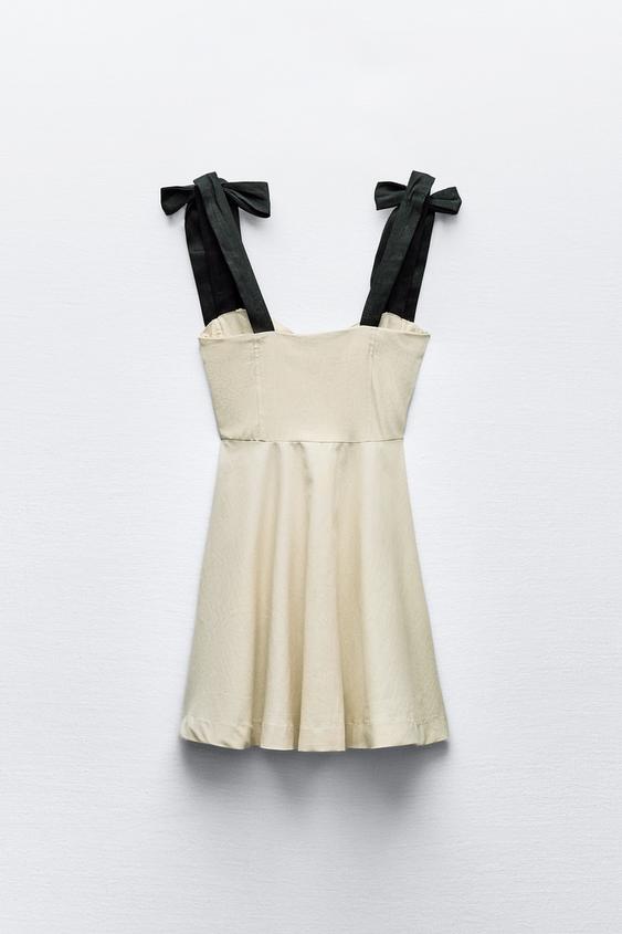 Ruffled High Waist A-line Dress