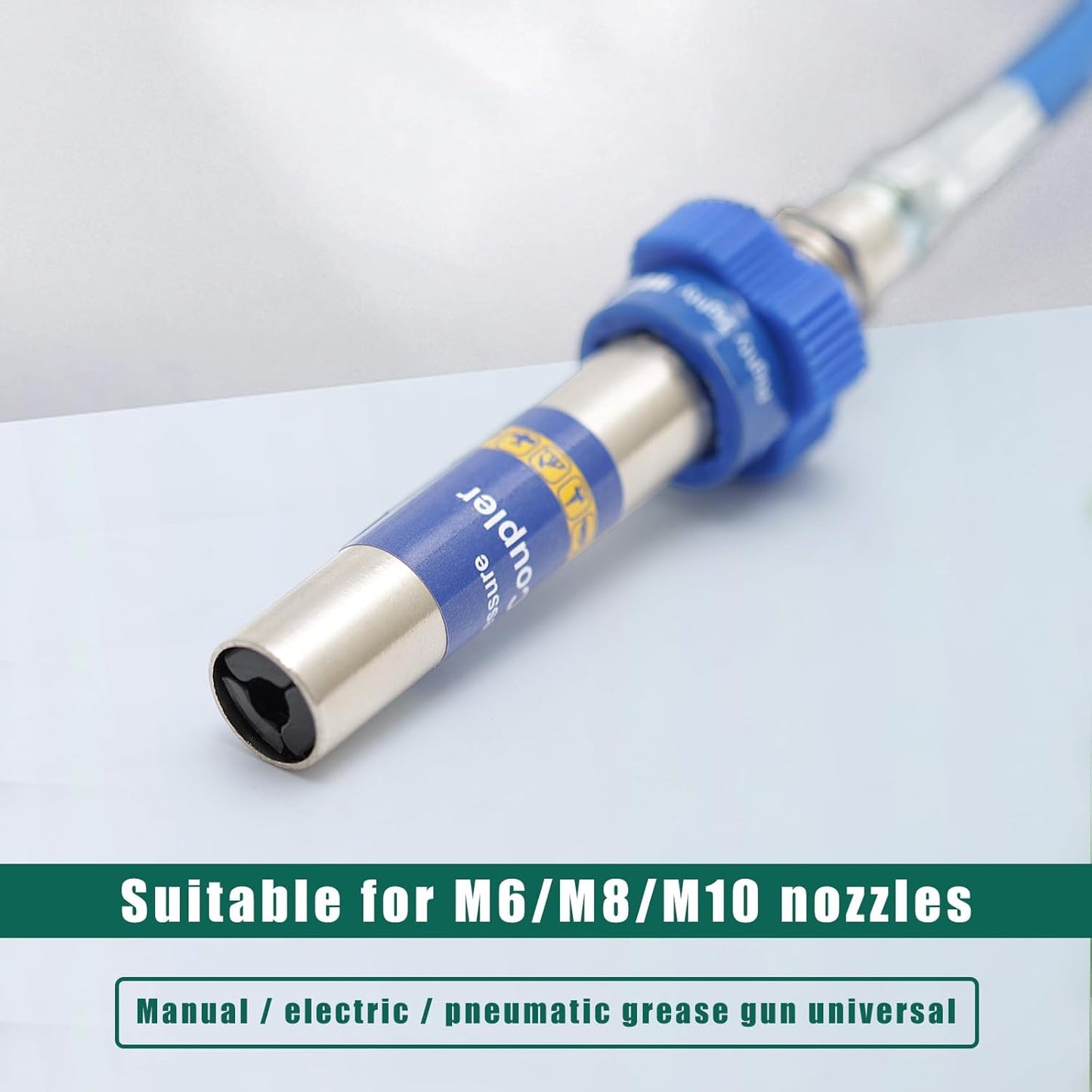 Pimovo Lock-on Grease Gun Coupler