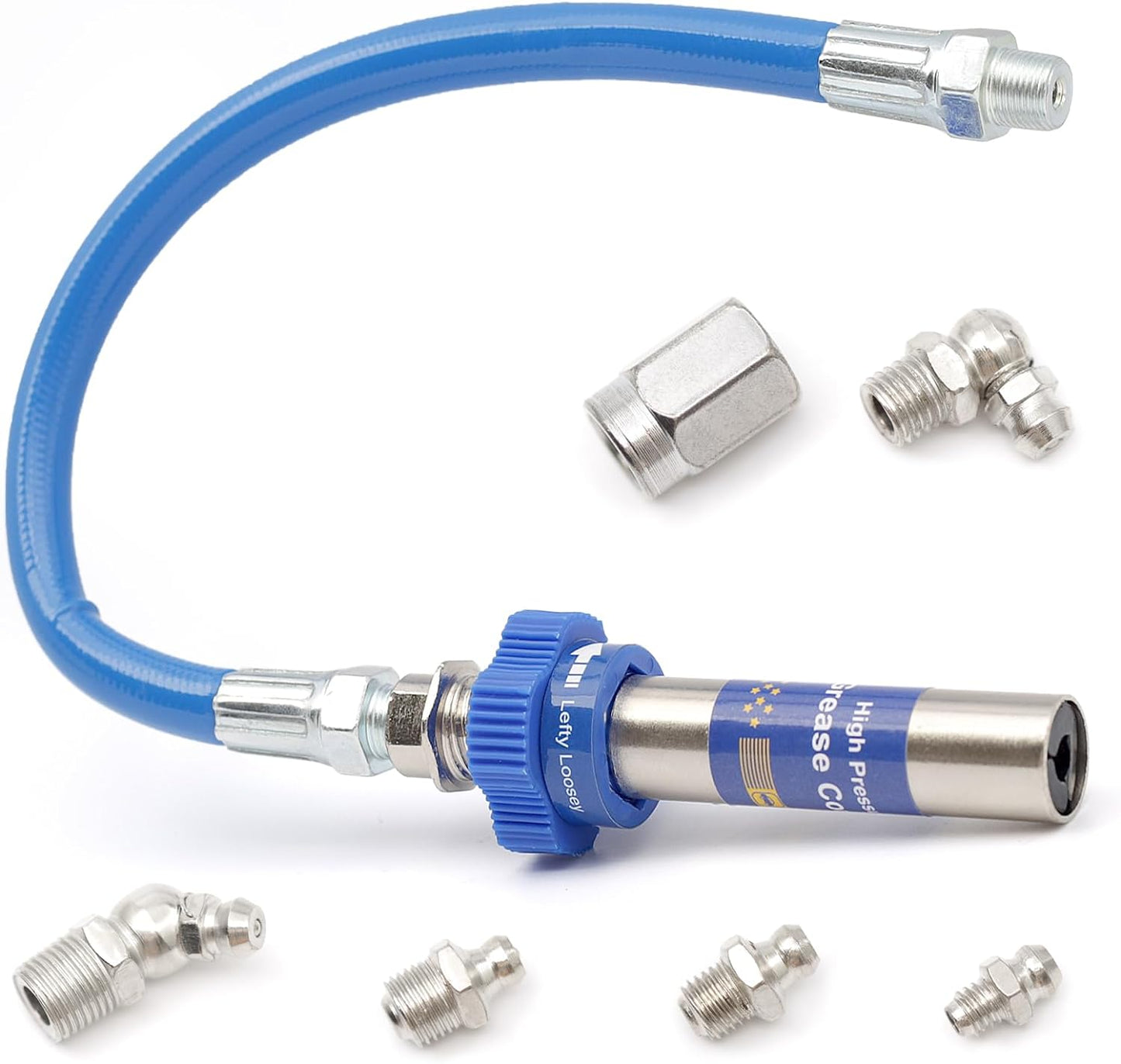 Pimovo Lock-on Grease Gun Coupler