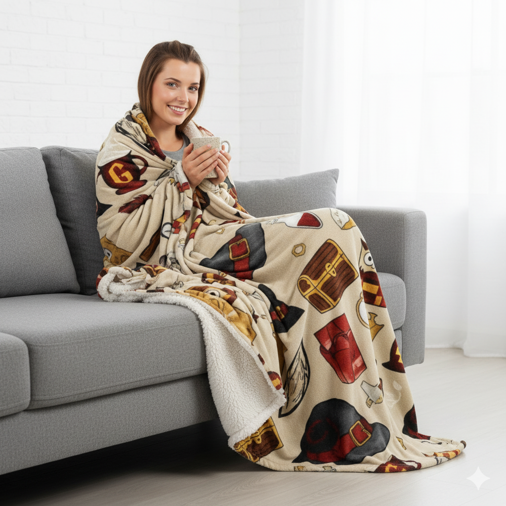 Pimovo™ Wizarding Cozy Blanket