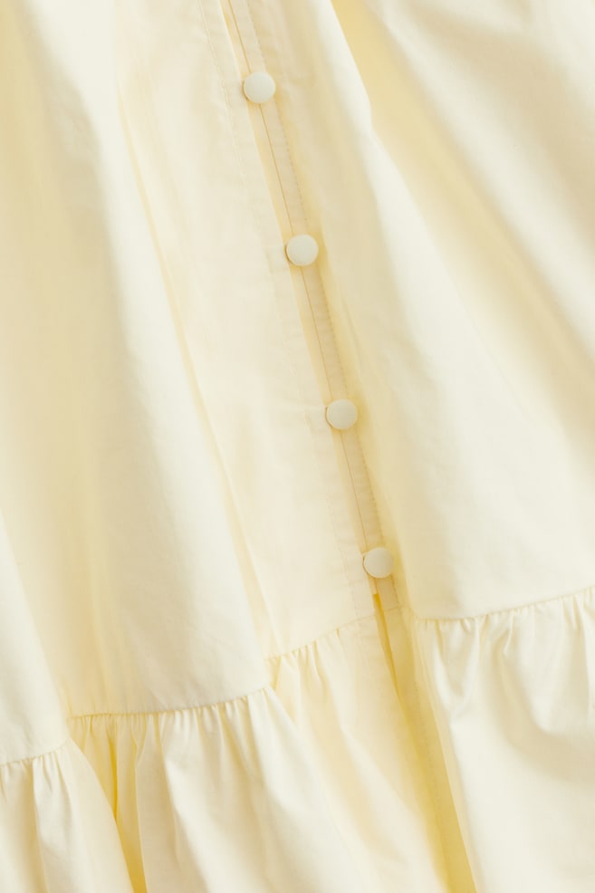 Poplin Backless Maxi Dress