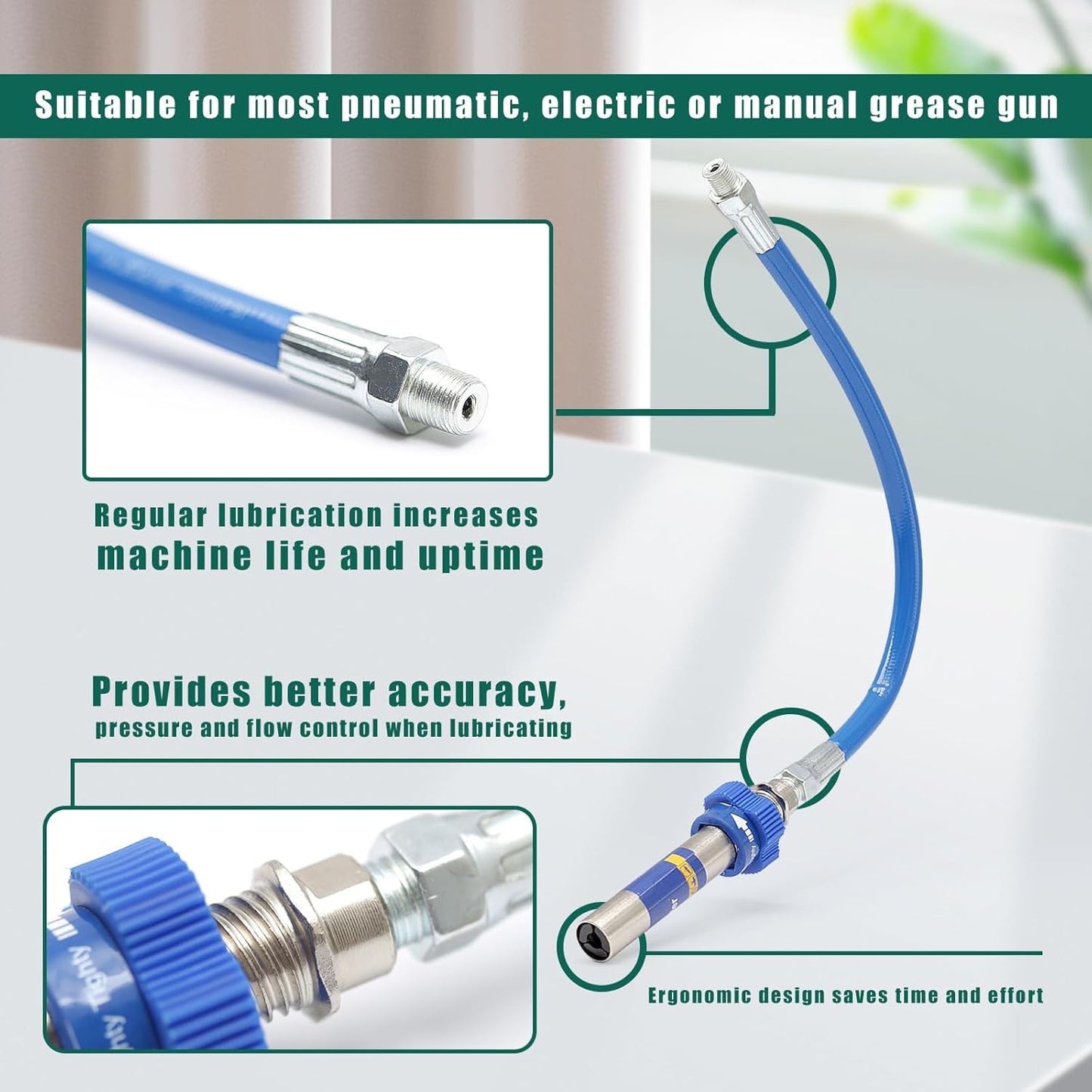 Pimovo Lock-on Grease Gun Coupler