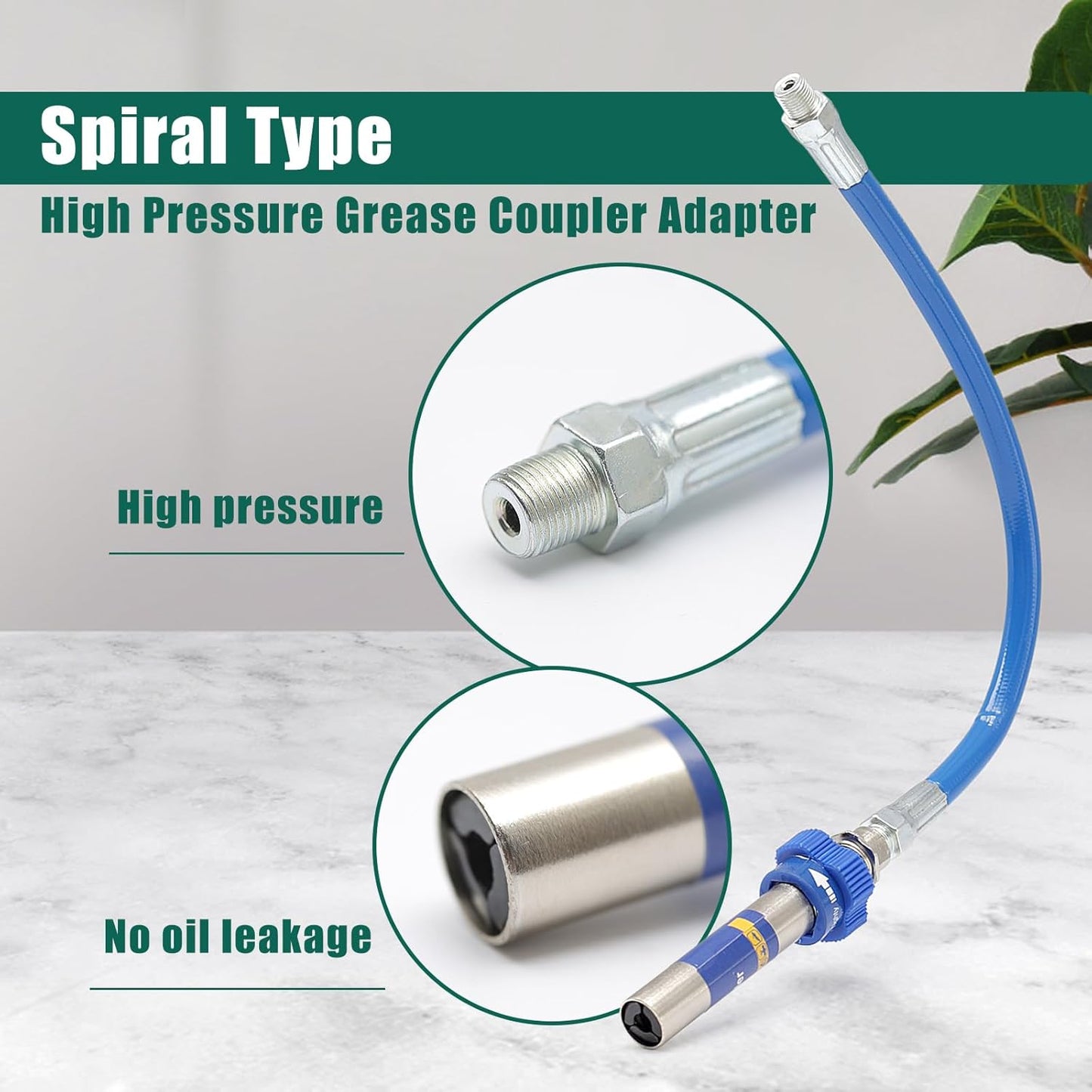 Pimovo Lock-on Grease Gun Coupler
