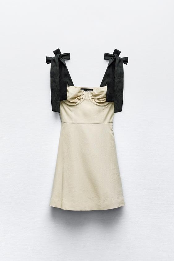 Ruffled High Waist A-line Dress