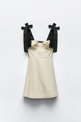 Ruffled High Waist A-line Dress