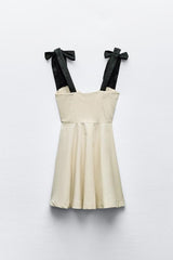 Ruffled High Waist A-line Dress