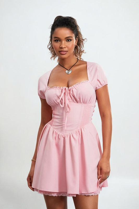 Fairy core Corset Vintage Dress