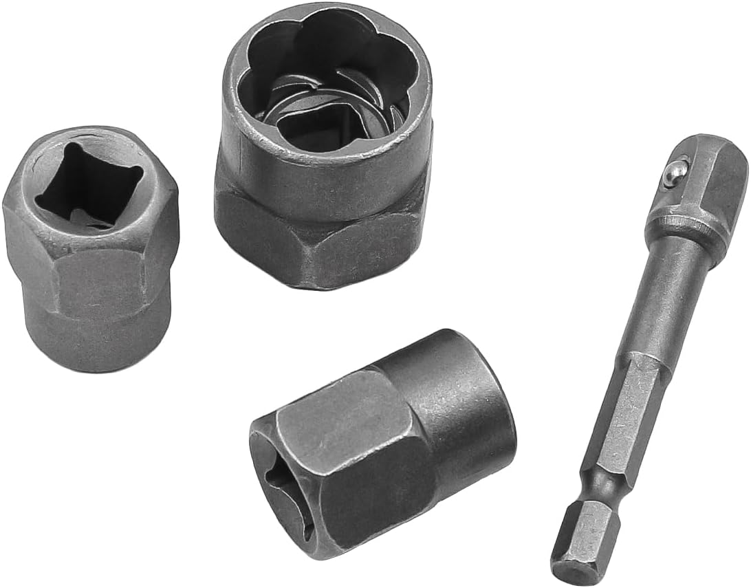 Conjunto de Soquetes Extratores de Porcas 14 Peças