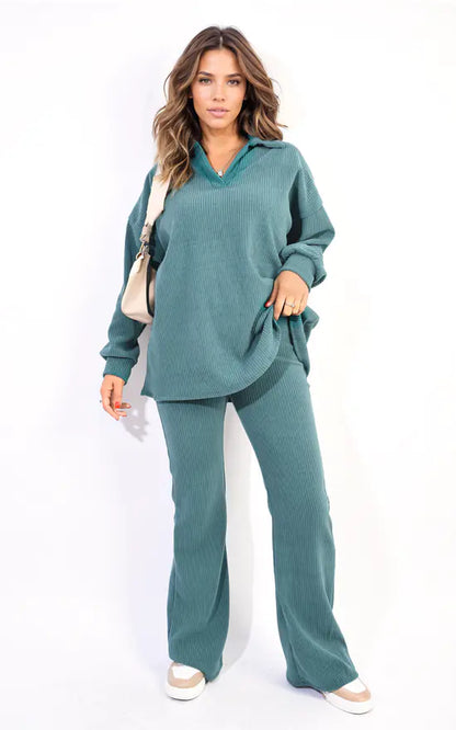 Licevo Collared Long Sleeve & Trouser