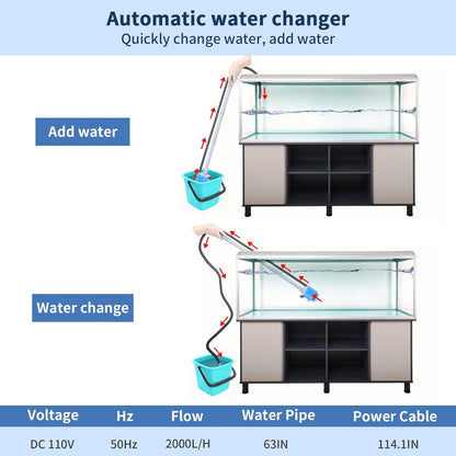 Čistič štěrku pimovo elektrického akvária