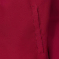 Mens Monkey Jacket with Tartan Lining - Burgundy