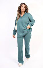 Licevo Collared Long Sleeve & Trouser