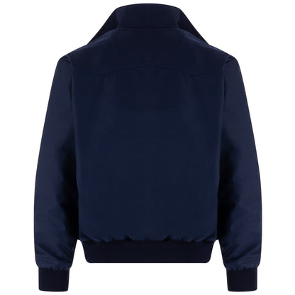 Mens Harrington Jacket with Black Lining - Navy