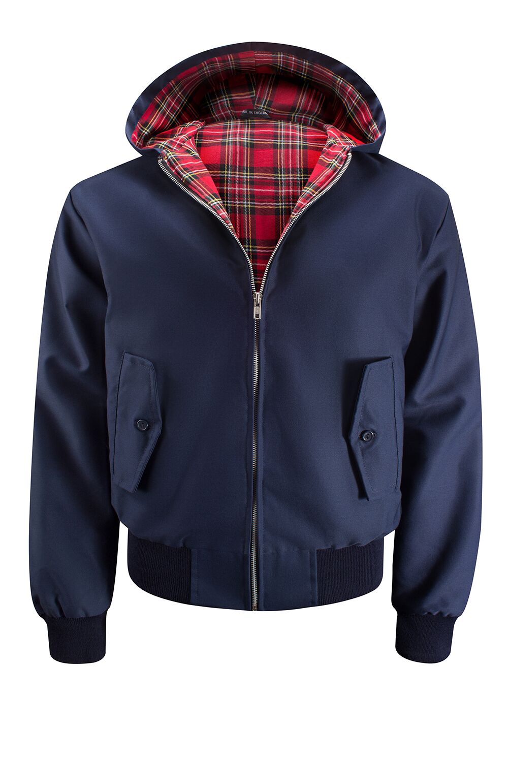 Miesten hupullinen Harrington-takki - Laivastonsininen