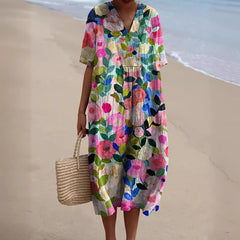 Adalita™ - Cheerful Floral Dress 1 + 1 FREE