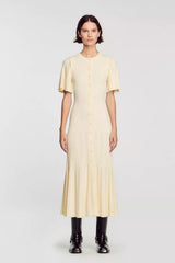 Knitted Fishtail Midi Dress