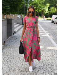 Sam Chic - V-kaula-aukkoinen elegantti mekko