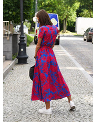 Sam Chic - V-kaula-aukkoinen elegantti mekko