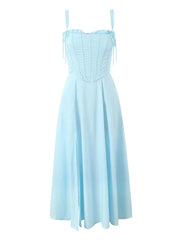 Lacework Slit Dress Set