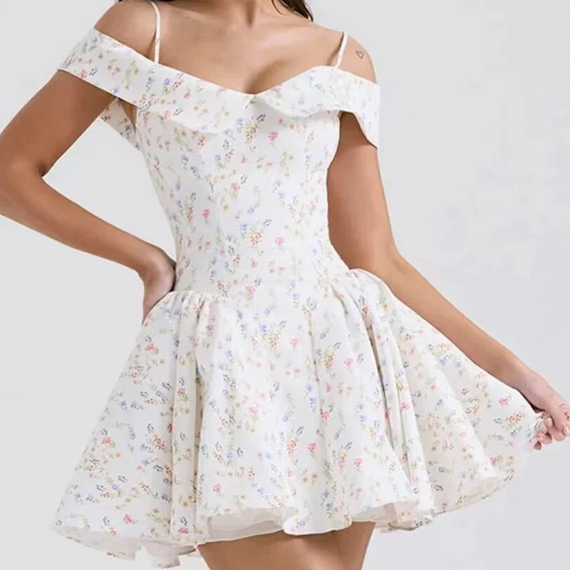Posy Print Party Dress