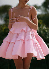 Sweet Fluffy Mini Dress
