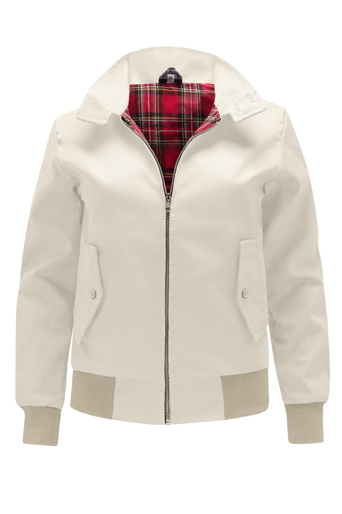 Naisten klassinen Harrington-takki - Beige