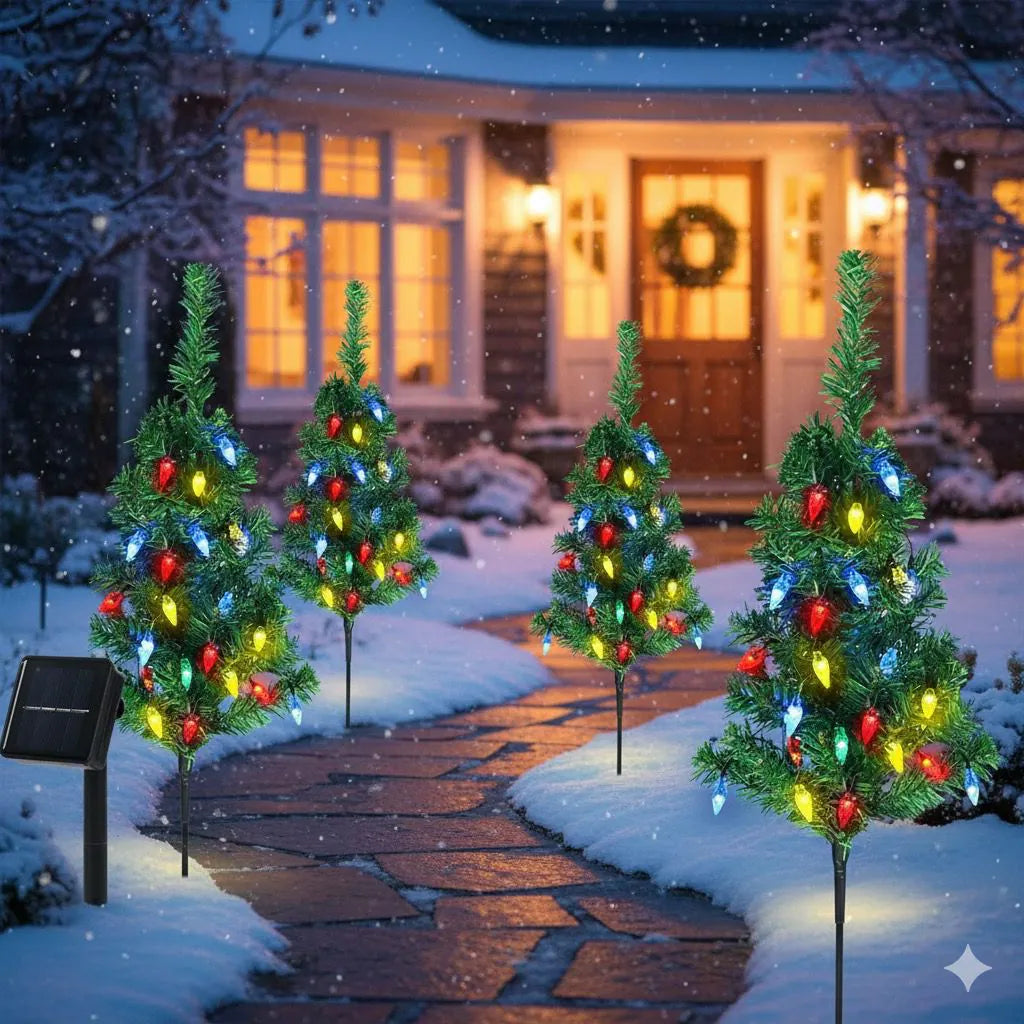 أضواء شجرة عيد الميلاد بالطاقة الشمسية من Pimovo™