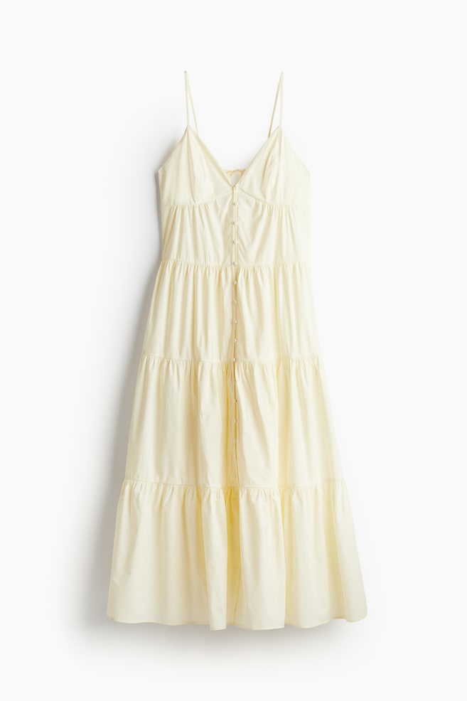 Poplin Backless Maxi Dress