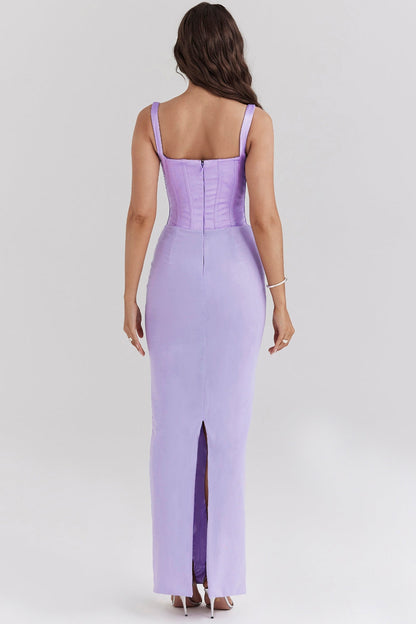 Back Slit Bodycon Dress