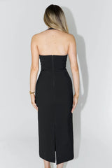 Hugging Halter Midi Dress