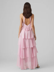 Chiffon Ruffled Maxi Dress